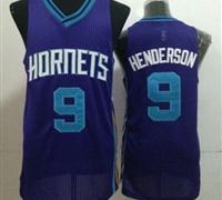 Revolution 30 Charlotte Hornets #9 Gerald Henderson Purple Stitched NBA Jersey