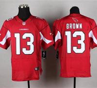 NEW Arizona Cardinals #13 Jaron Brown Red Team Color NFL Elite Jersey