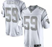 New Carolina Panthers #59 Luke Kuechly White Platinum Jersey
