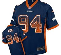 Youth NEW Broncos #94 DeMarcus Ware Blue NFL Elite Drift Fashion Jersey