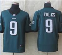 Nike Eagles #9 Nick Foles Midnight Green Team Color NFL Game Jersey