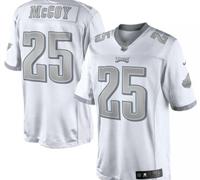Philadelphia Eagles #25 LeSean McCoy White Platinum Jersey
