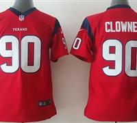 Youth NEW Texans #90 Jadeveon Clowney Red Alternate NFL Elite Jersey