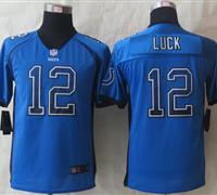 Youth 2014 New Indianapolis Colts 12 Luck Drift Fashion Blue Elite Jerseys