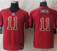 Youth 2014 New Kansas City Chiefs 11 Smith Drift Fashion Red Elite Jerseys