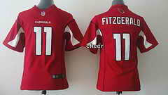 NFL Kids game Jersey Arizona Cardinals #11 Fitzgerald red Jersey