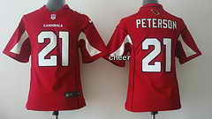 NFL Kids game Jersey Arizona Cardinals #21 Peterson red Jersey