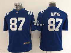 NFL Kids Jersey Indianapolis Colts #87 wayne blue Jersey BS