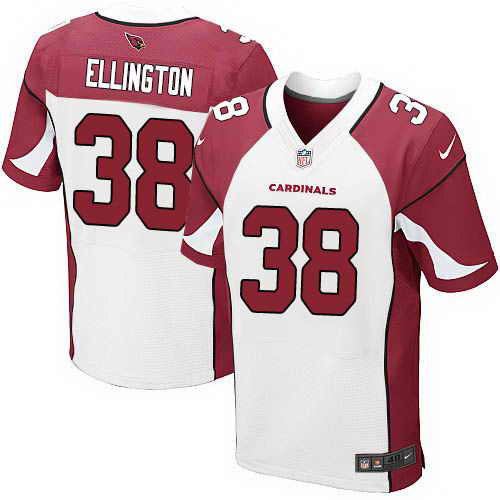 Nike Cardinals #38 Andre Ellington White Men's Stitched NFL Elite Jersey