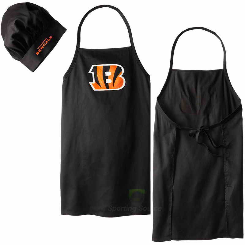 Bengals Black Team Chef Hat And Apron Set