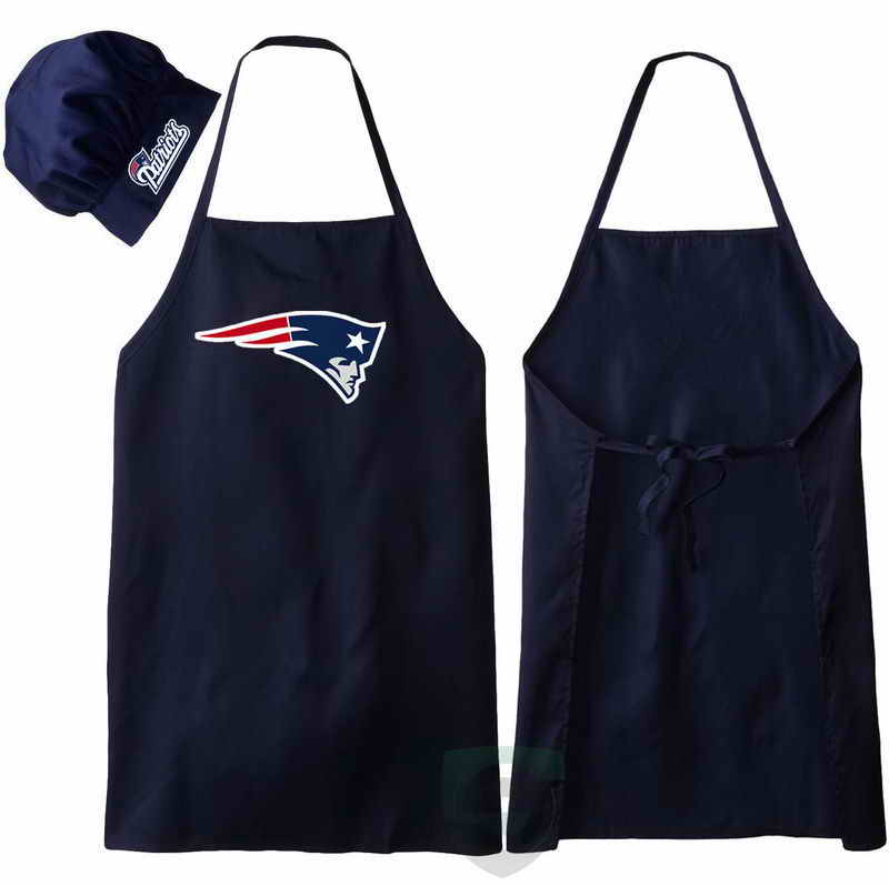 Patriots Blue Team Chef Hat And Apron Set