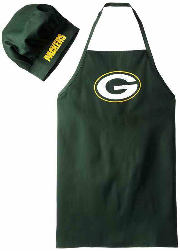 Packers Green Team Chef Hat And Apron Set