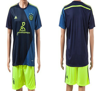 2014-15 AFC Ajax Blank (or Custom) Away Soccer Shirt Kit
