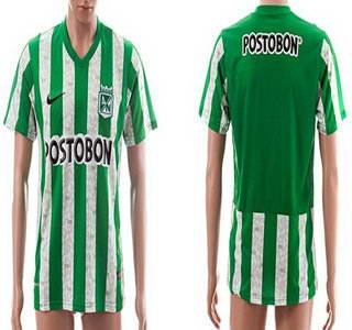 2014-15 Atletico Nacional Medellin Blank Home Soccer AAA+ T-Shirt