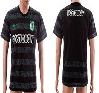 2014-15 Atletico Nacional Medellin Blank Away Soccer AAA+ T-Shirt