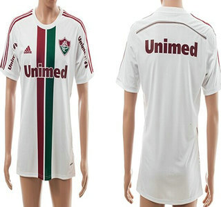 2014-15 Fluminense Football Club Blank Away Soccer AAA+ T-Shirt