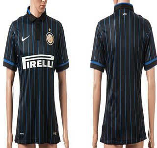 2014-15 Internazionale Milano Blank (or Custom) Home Soccer AAA+ T-Shirt