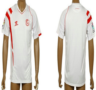 2014-15 Sevilla Club Blank (or Custom) Home Soccer AAA+ T-Shirt