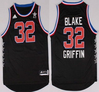 2015 NBA Western All-Stars #32 Blake Griffin Revolution 30 Swingman Black Jersey