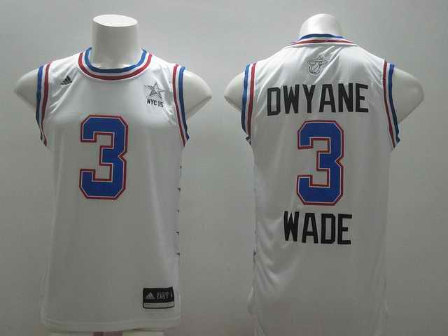2015 NBA All Stars Jersey For Miami Heat 3 Dwyane Wade