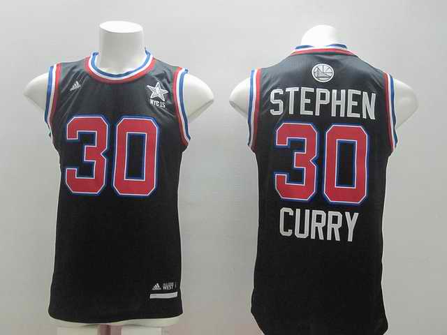 2015 NBA All Stars Jersey For Golden State Warriors 30 Steven Curry