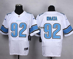 NFL Elite Jerseys Detroit Lions #92 ngata white Jerseys