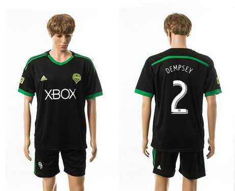 2015-16 Seattle Sounders #2 Dempsey Third Soccer Shirt Kit