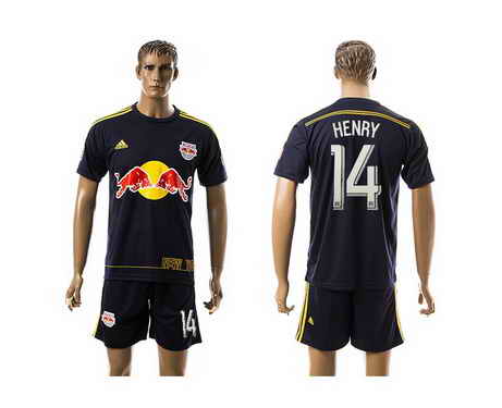 2015-16 New York Red Bulls #14 Henry Away Soccer Shirt Kit