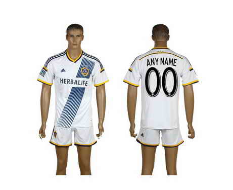 2015-16 Los Angels Galaxy Customized Home Soccer Shirt Kit