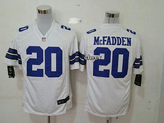 NFL Dallas Cowboys #20 Mcfadden white Game New Players Jersey