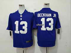 NFL New York Giants #13 beckham jr blue 2015 New Game Jersey