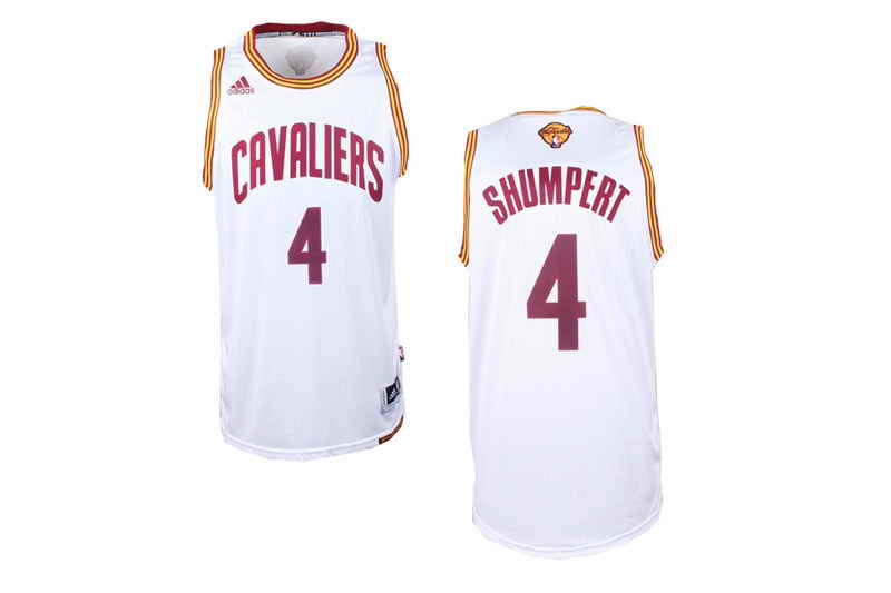 Cavaliers #4 Iman Shumbert White Alternate The Finals Patch Stitched NBA Jersey