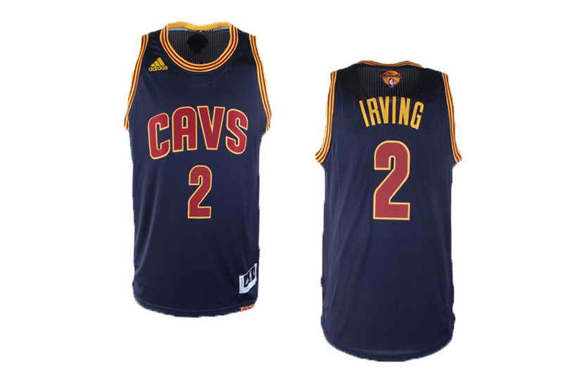 Cavaliers #2 Kyrie Irving Navy Blue Alternate The Finals Patch Stitched NBA Jersey