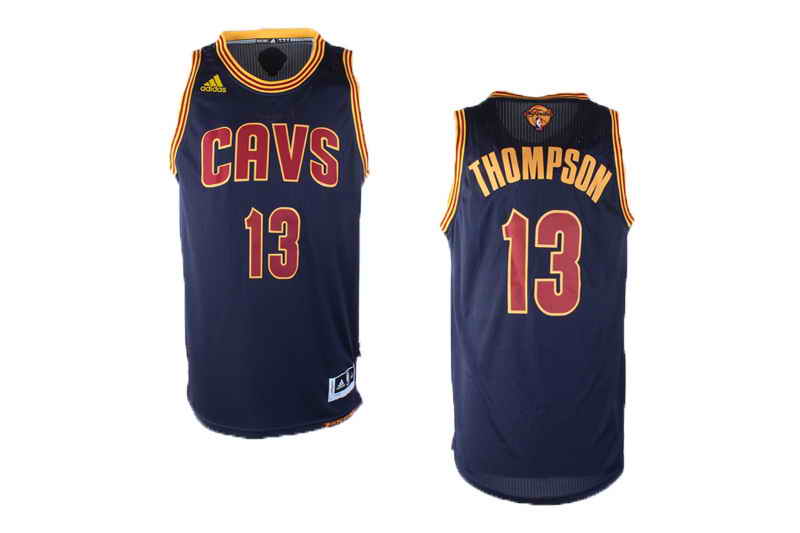 Cavaliers #13 Tristan Thompson Navy Blue Alternate The Finals Patch Stitched NBA Jersey