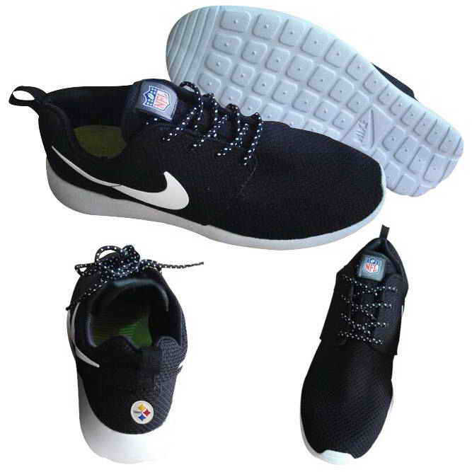 Nike Pittsburgh Steelers London Olympics Black Shoes2