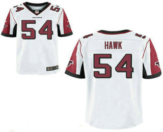 Stitched Atlanta Falcons #54 A. J. Hawk White NFL Nike Elite Jersey