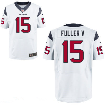 Houston Texans #15 Will Fuller V White Team Color Stitched NFL Elite Jersey
