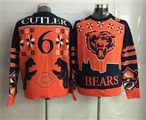 Bears-6-Jay-Cutler-Crew-Neck-Men's-Ugly-Sweater