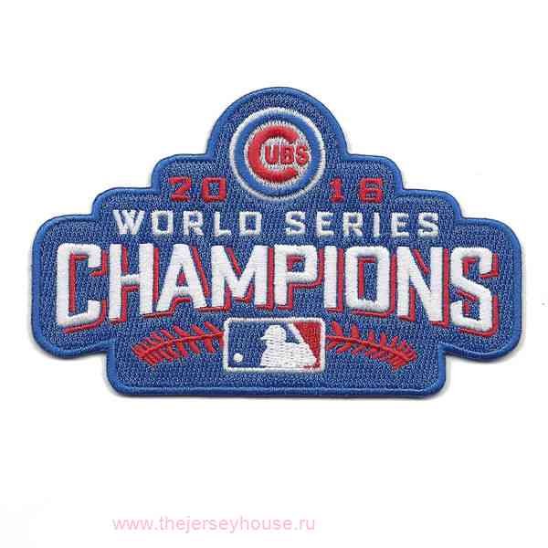 Chicago Cubs 2016 World Series Champions Patch