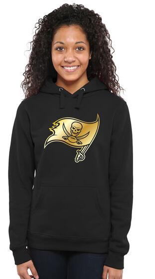 Women's Tampa Bay Buccaneers Pro Line Black Gold Collection Pullover Hoodie