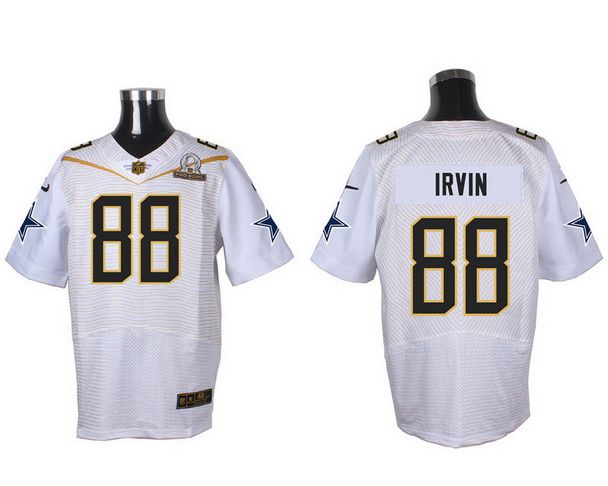 Dallas Cowboys #88 Michael Irvin White 2016 Pro Bowl Nike Elite Jersey