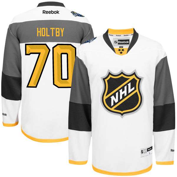NHL #70 Braden Holtby White 2016 All-Star Premier Jersey