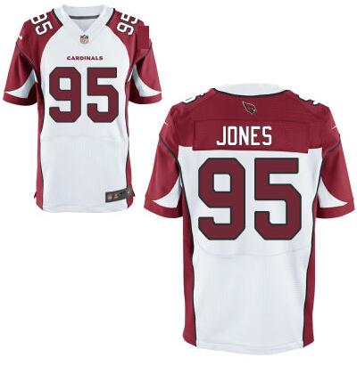 Arizona Cardinals #95 Chandler Jones White Road NFL Nike Elite Jersey