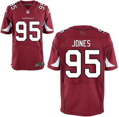 Arizona Cardinals #95 Chandler Jones Red Team Color NFL Nike Elite Jersey