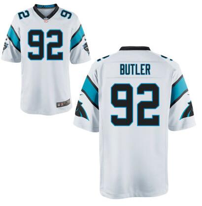 Men's Carolina Panthers #90 Vernon Butler Nike White Elite 2016 Draft Pick Jersey