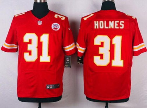 Kansas City Chiefs #31 Priest Holmes Red Retired Player NFL Nike Elite Jersey