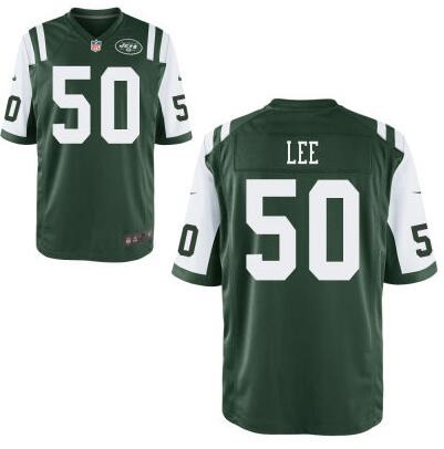 Nike New York Jets #50 Darron Lee Nike Green Elite  Jersey
