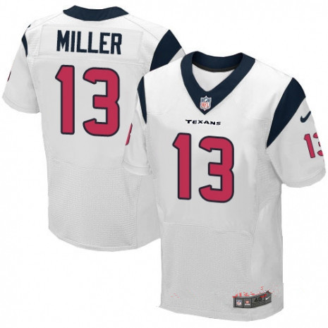 Houston Texans #13 Braxton Miller White Men's Stitched NFL Jersey