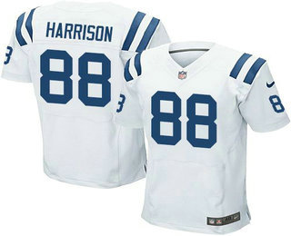 Indianapolis Colts #88 Marvin Harrison Stitched White Road NFL Nike Elite Jersey