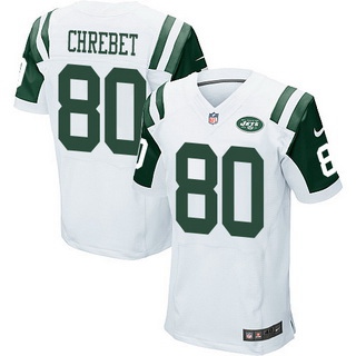 New York Jets #80 Wayne Chrebet White Retired Player NFL Nike Stitched Elite Jersey